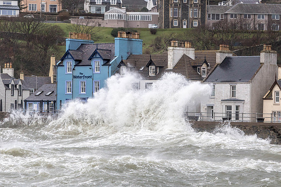 Storms hitting Portpatrick