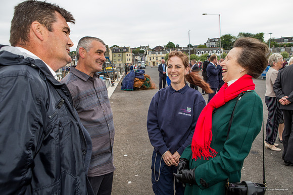 Princess Anne visit to Stranraer 22 May 2017