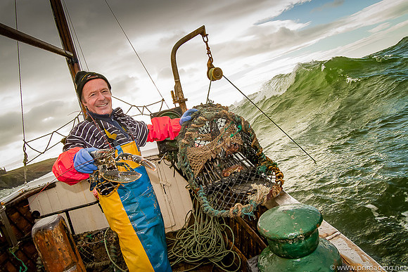 John Campbell. Lobster fisherman