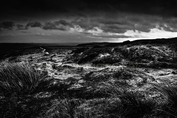 Ilkley Moor, winter.